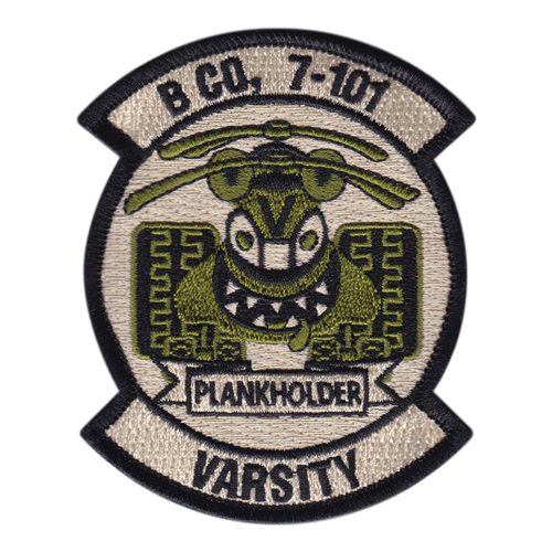 B Co 7-101 HLB Plankholder Tan Patch