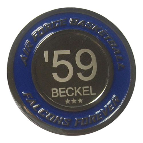 USAFA Men’s Basketball Team Coin - View 2