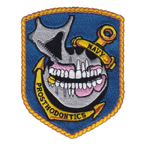 Navy Prosthodontics Jaw Bones Teeth Patch