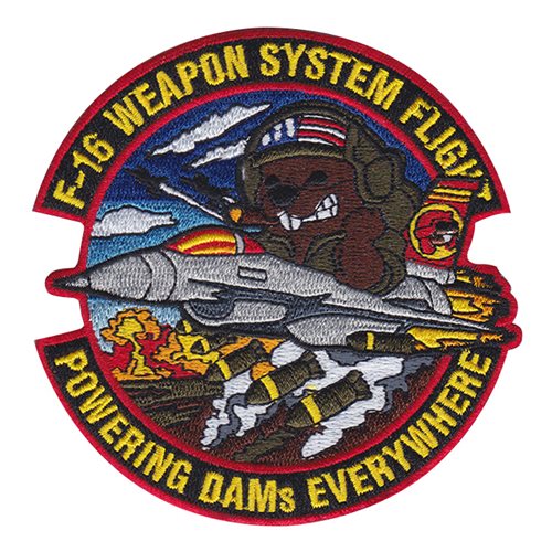 438 SCOS F-16 Weapon System Flight Patch
