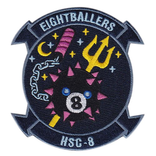 HSC-8 EightBaller Spiky Ball Patch