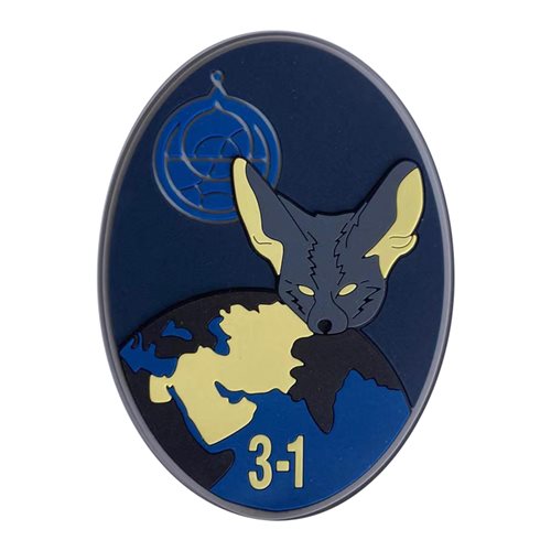 SPACECENT CDET 3-1 Desert Fox PVC Patch