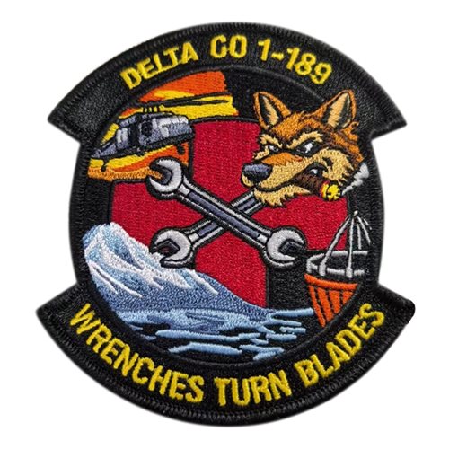 D Co 1-189 AVN MEDEVAC MX Patch