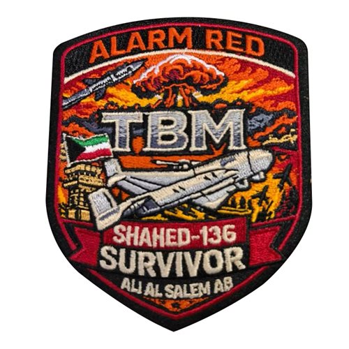 386 EOSS Alarm Red Patch