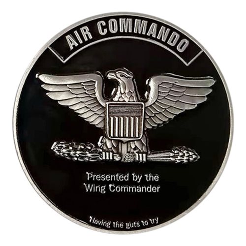 AFSOC GSU HQ Air Commando Wing Commander Challenge Coin - View 2