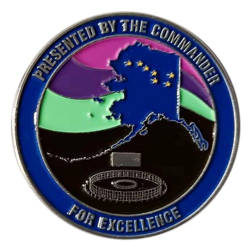 301 IS Morse Commander Challenge Coin  - View 2