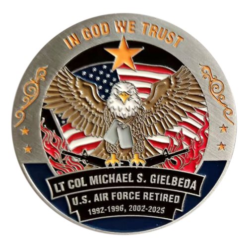 Gielbeda Combat Veteran Challenge Coin