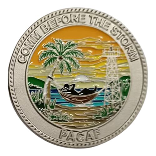 356 EEIS Comm Before the Storm Challenge Coin - View 2