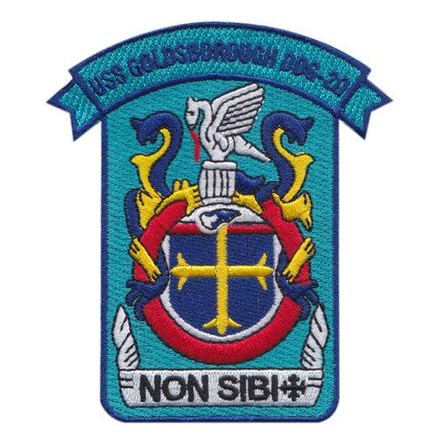 USS Goldsborough DDG20 Non Sibi Patch