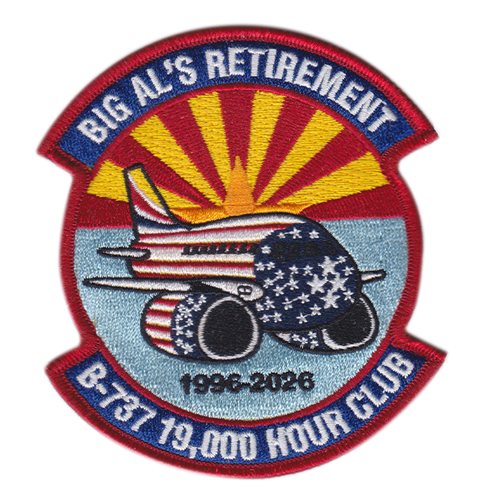 Southwest Airlines 19,000 Hour Club Patch