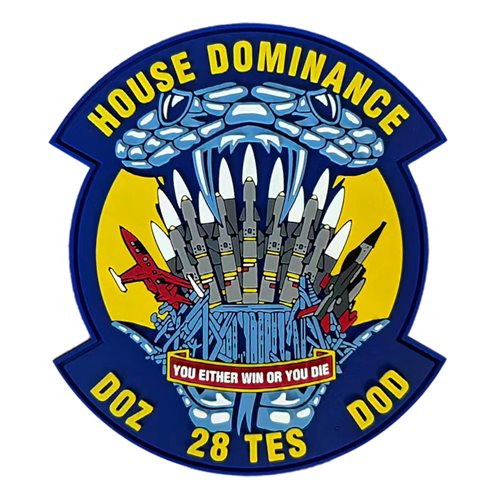28 TES D0Z D0D House Dominance PVC Patch