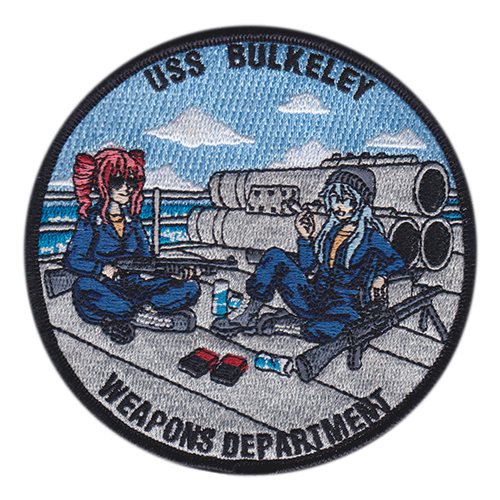 USS Bulkeley Weapons Department Patch