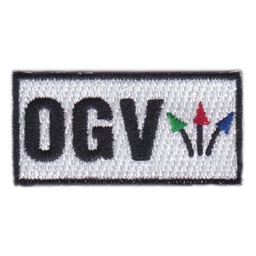 90 OG OGV Black And White Pencil Patch