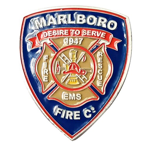 Marlboro Firefighters Association Challenge Coin