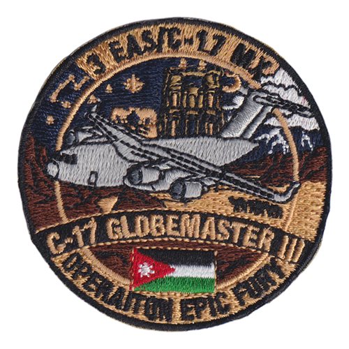 3 EAS C-17 MX Operation Epic Fury Patch
