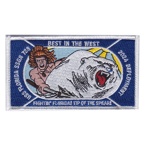 USS FLORIDA SSGN-728 Gold Patch