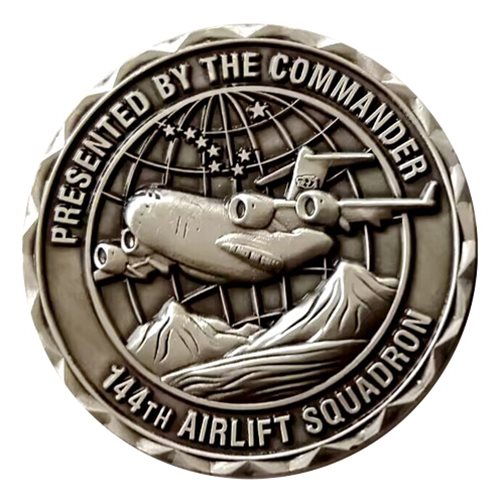 144 AS Strength in the Pack Commander Challenge Coin