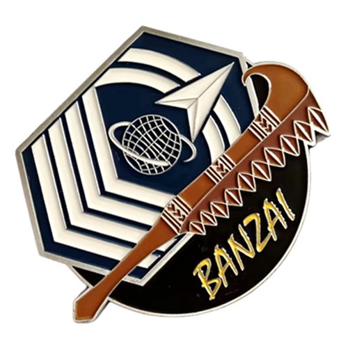 3 TES Senior Enlisted Banzai Challenge Coin