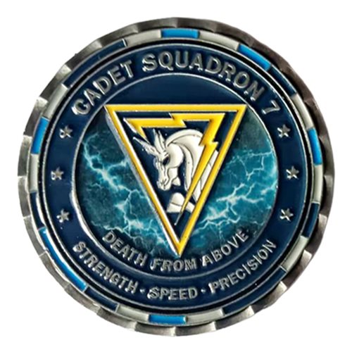 7 BW Cadet Sq 7 Death From Above Challenge Coin