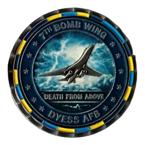 7 BW Cadet Sq 7 Death From Above Challenge Coin - View 2