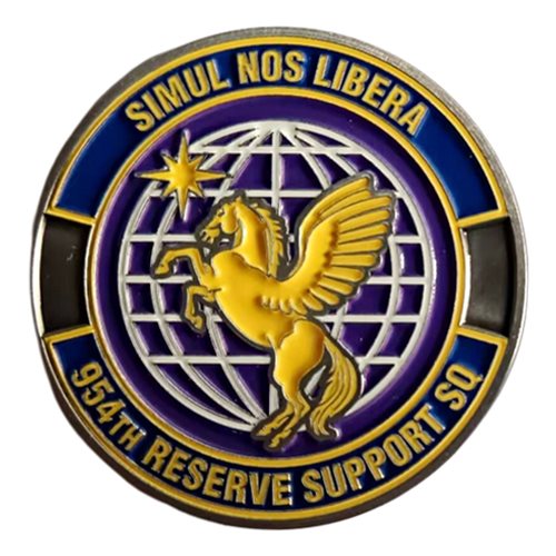954 RSS Simul Nos Libera Challenge Coin