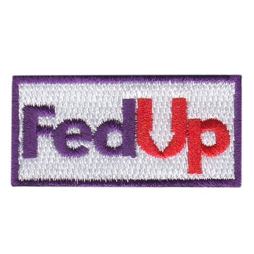815 AS FedUp Pencil Patch