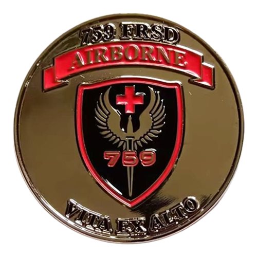 759 FRSD Airborne Challenge Coin
