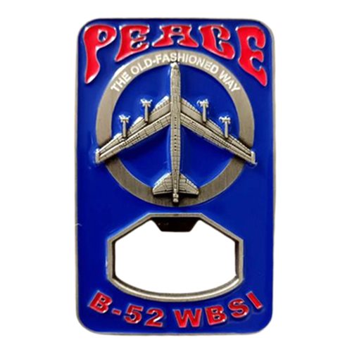 ES3 B-52 Peace Bottle Opener Challenge Coin