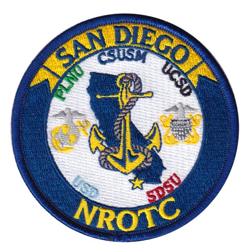 NROTC San Diego Patch 3.5 Inch
