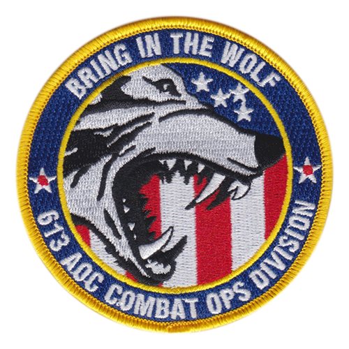 613 AOC Combat Ops Division Patch 3.5 Inch