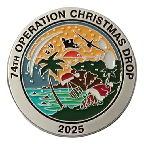 36 AS Christmas Drop 2025 Challenge Coin - View 2