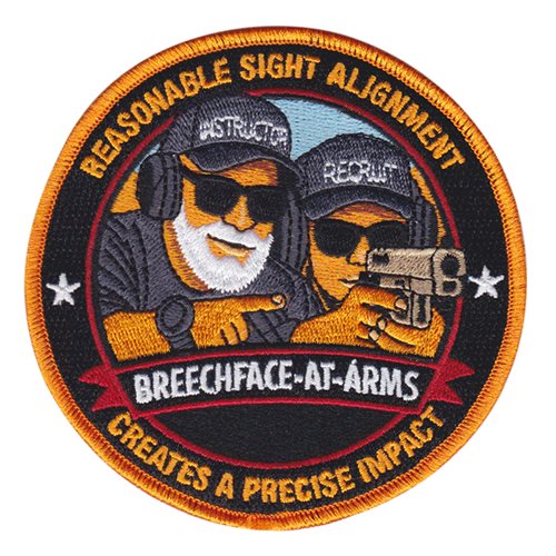 BREECHFACE-AT-ARMS Instructor Patch