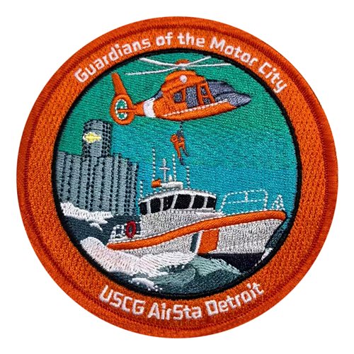 USCG Airsta Detroit Guardians Of The Motor City Patch