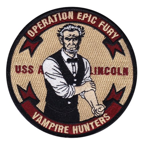 USS Abraham Lincoln AIMD Operation Epic Fury Patch