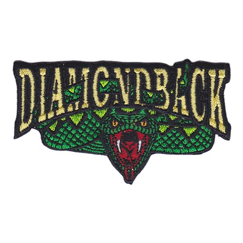 Diamond Back Snake Patch