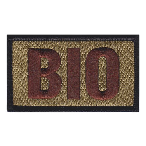 BIO Duty Identifier Black Border OCP Patch