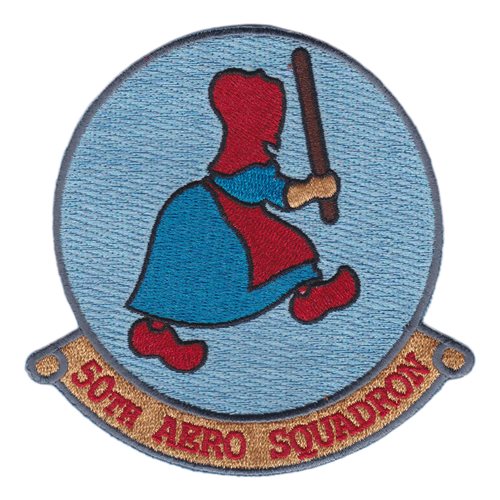 50 ATKS Aero Red Squadron Patch
