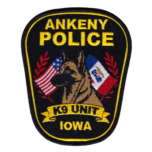 Ankeny Police Department K9 Unit Patch
