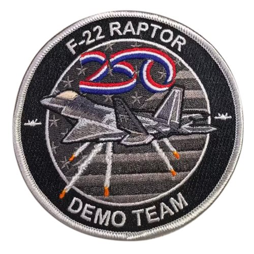 F-22 Demo Team Freedom 250 Patch