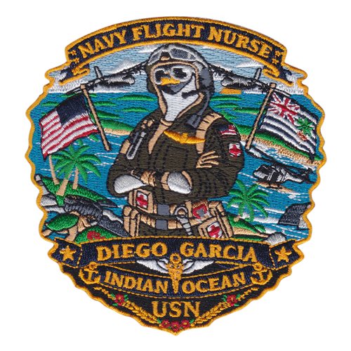 USN Diego Garcia Flight Nurse Patch