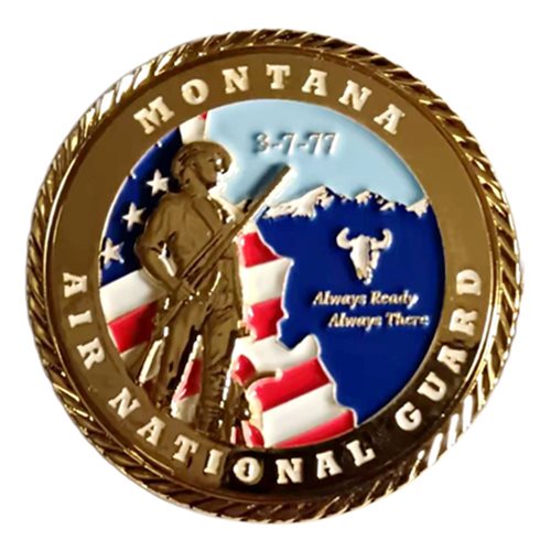 JFHQ-MT Mule Oro Plate Commander Challenge Coin