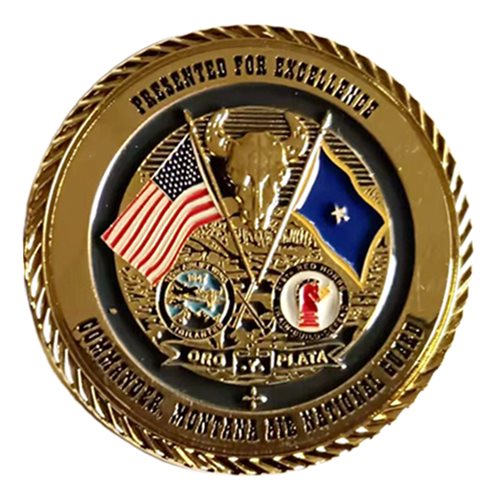 JFHQ-MT Mule Oro Plate Commander Challenge Coin - View 2