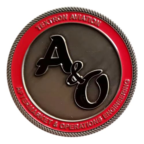 Textron Aviation Second A&O Engineering Picnic Challenge Coin