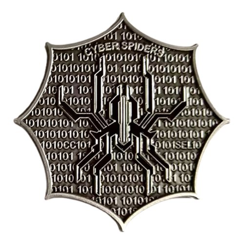 436 CS Cyber Spiders Commander Challenge Coin - View 2