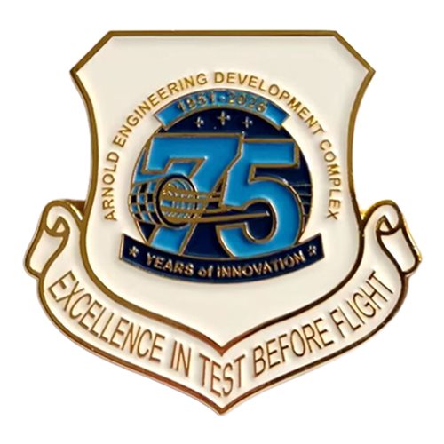 Arnold Engineering Development Complex Gold Challenge Coin - View 2