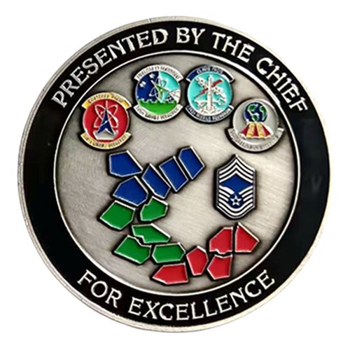 91 OG Chief Master Sergeant Challenge Coin - View 2