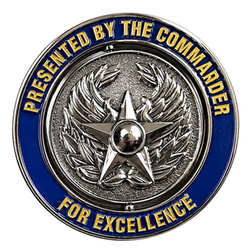 926 FSS Las Vegas Commander Spinner Challenge Coin - View 2