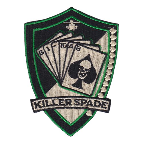 B Co 1-10 AB Killer Spade Black Patch