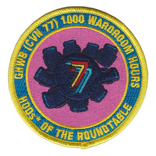 CVN-77 WARDROOM Hours Patch