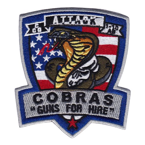 C Co 1-10 AB Guns For Hire Freedom Patch